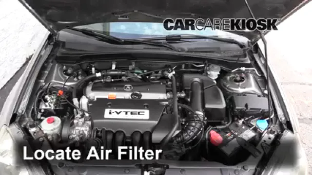 2006 Acura RSX 2.0L 4 Cyl. Filtre à air (moteur) Changement